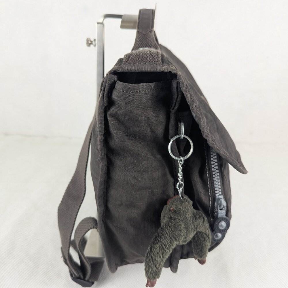 Kipling Brown Backpack - Classic Nylon Bag - Used - Buy Now - Ships Fast - Picture 4 of 13